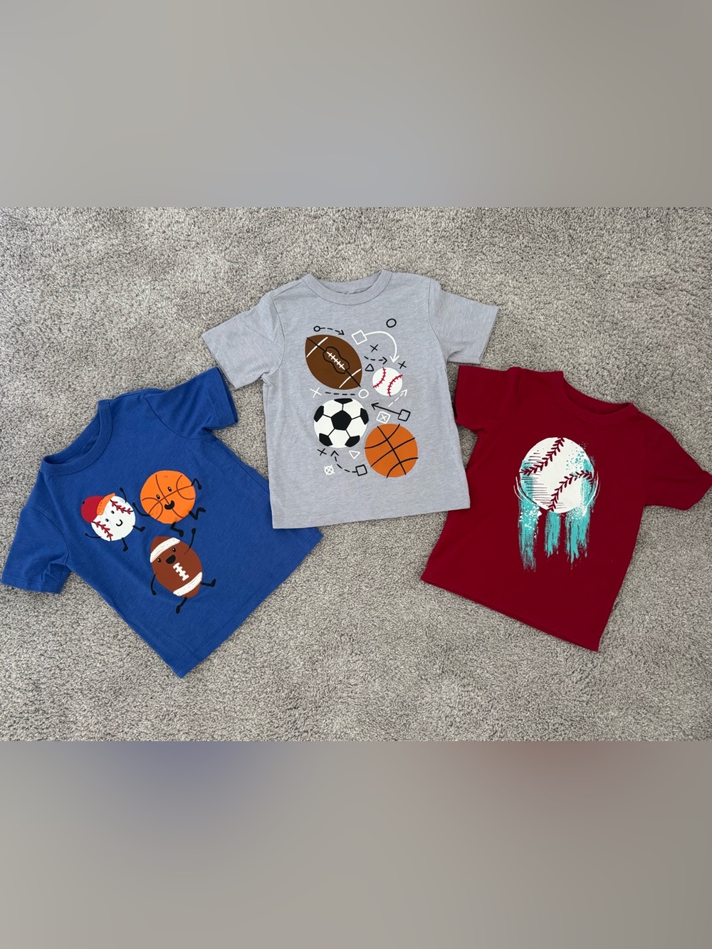 The Children's Place Sports Graphic Tee Trio